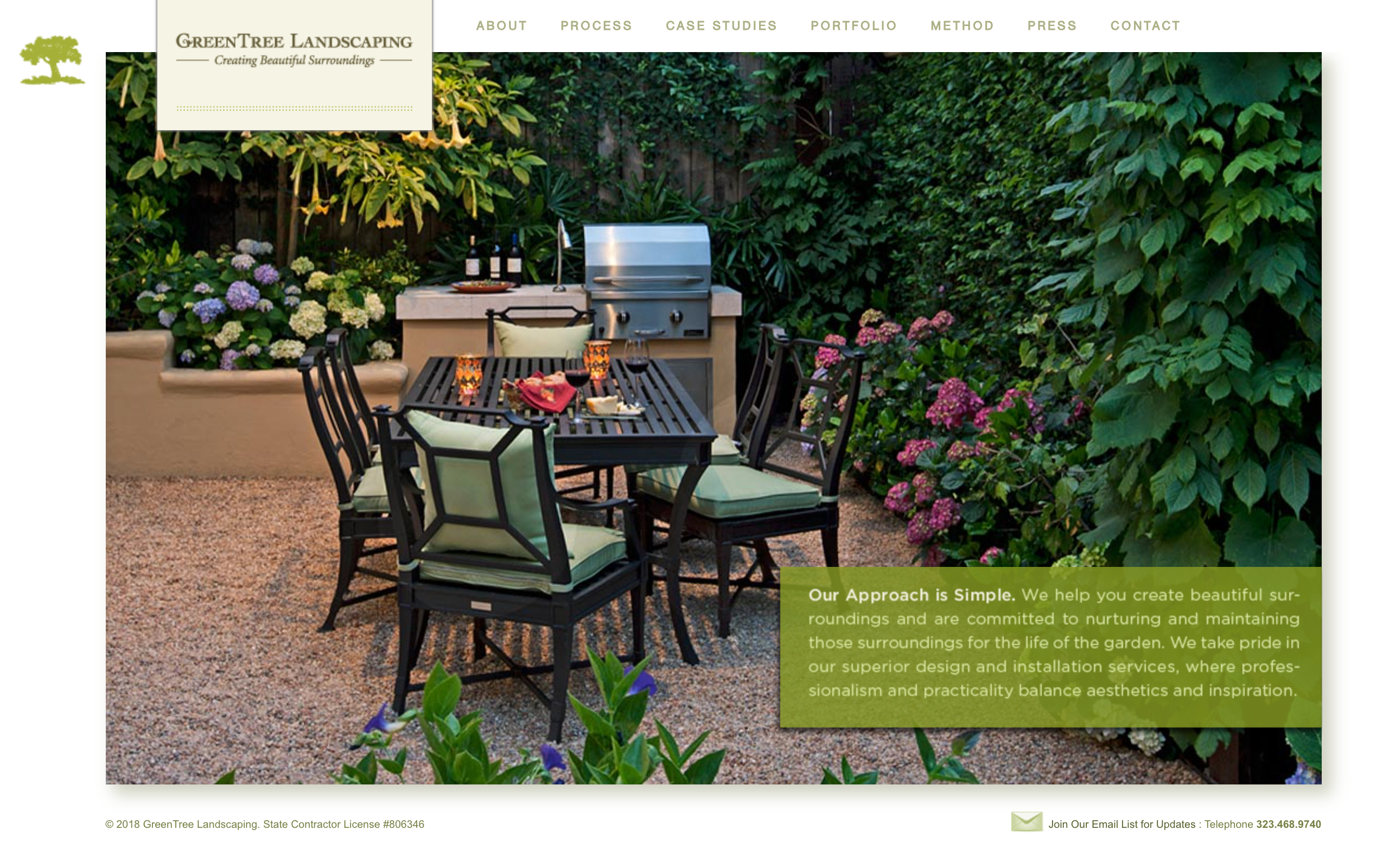 GreenTree Landscaping website example