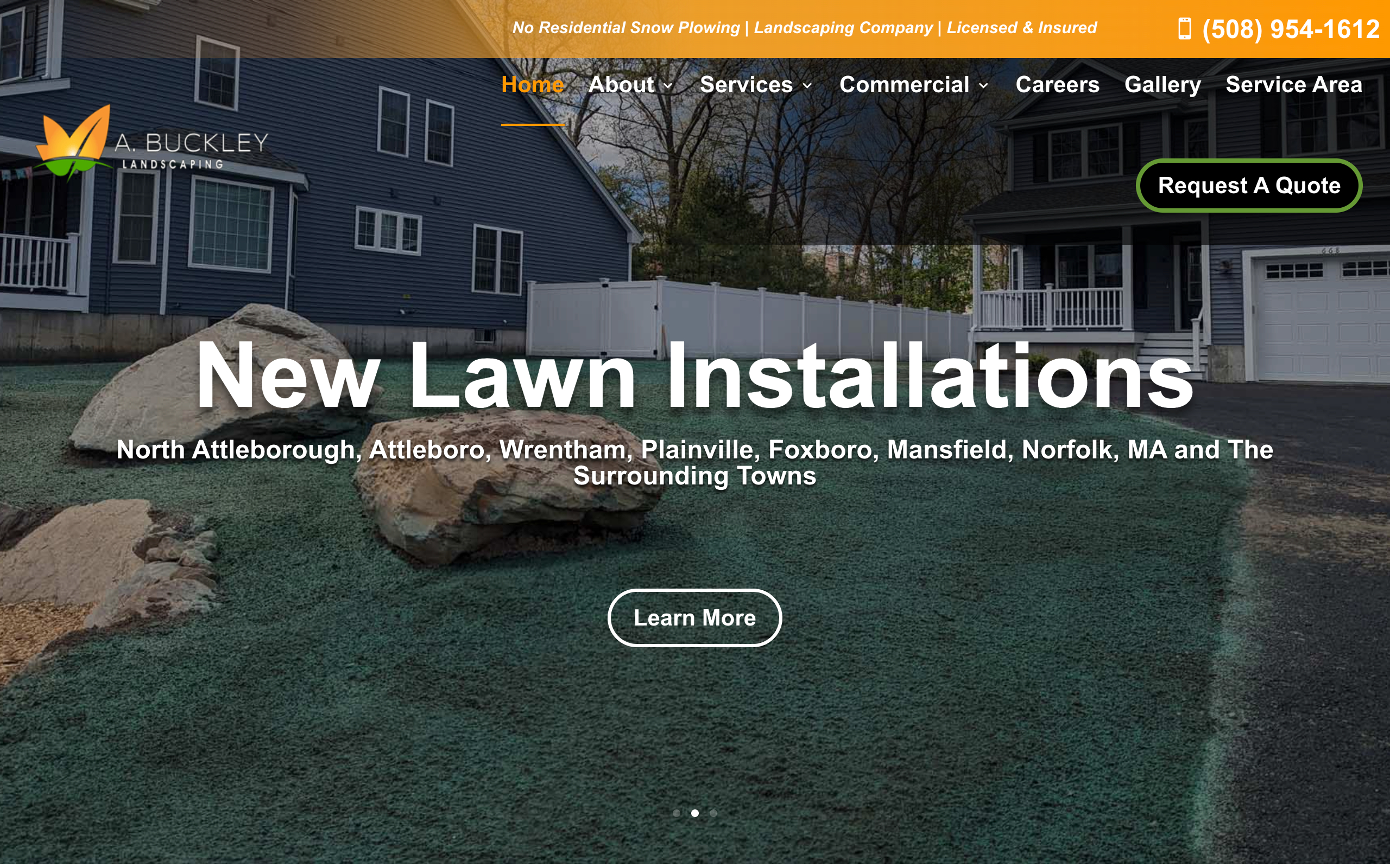 Landscaper North Attleborough website