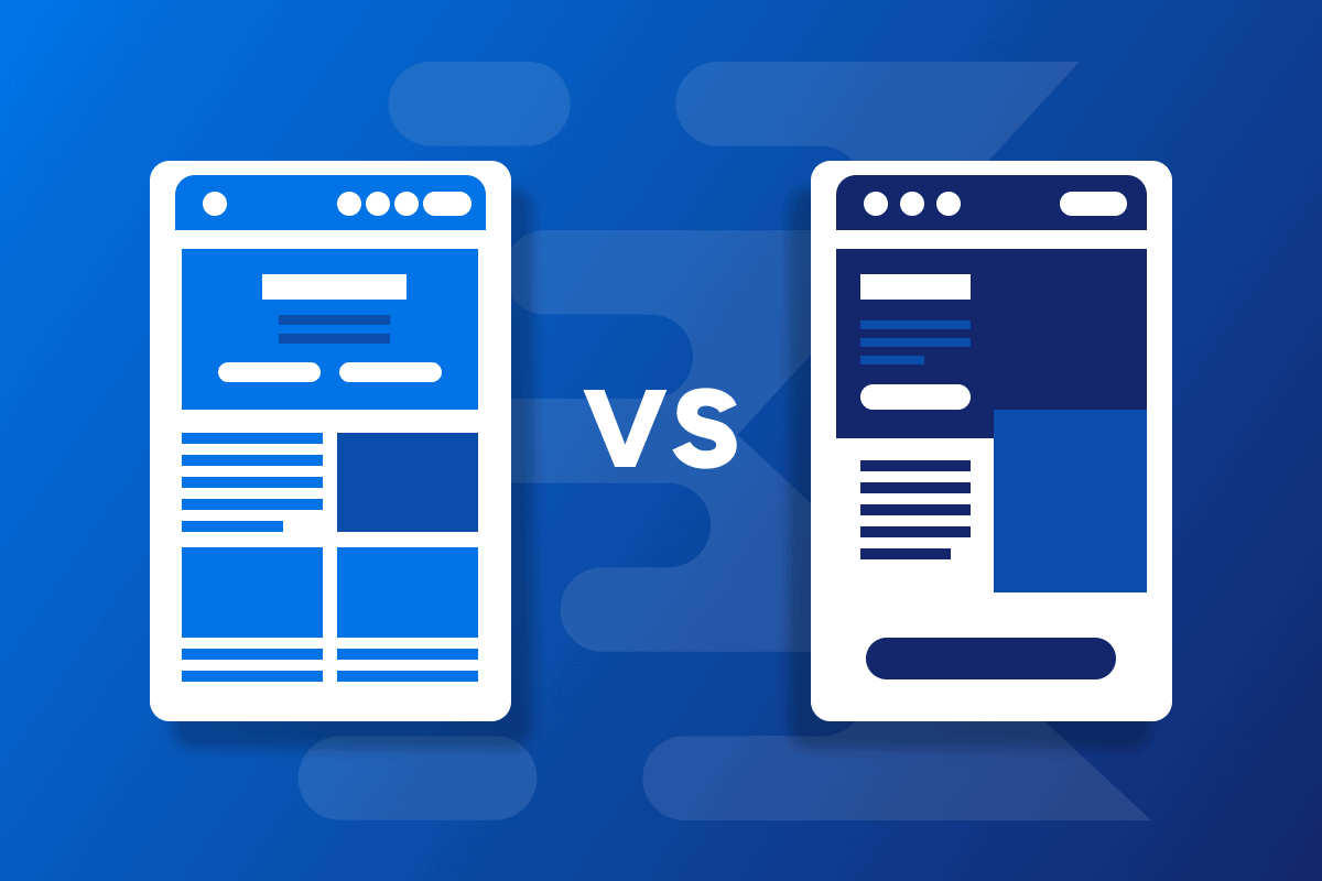 Website vs Landing page