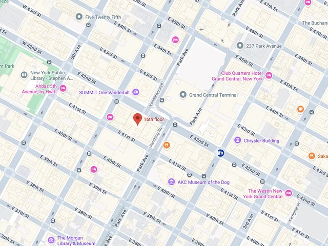 Map of our Our New York Office