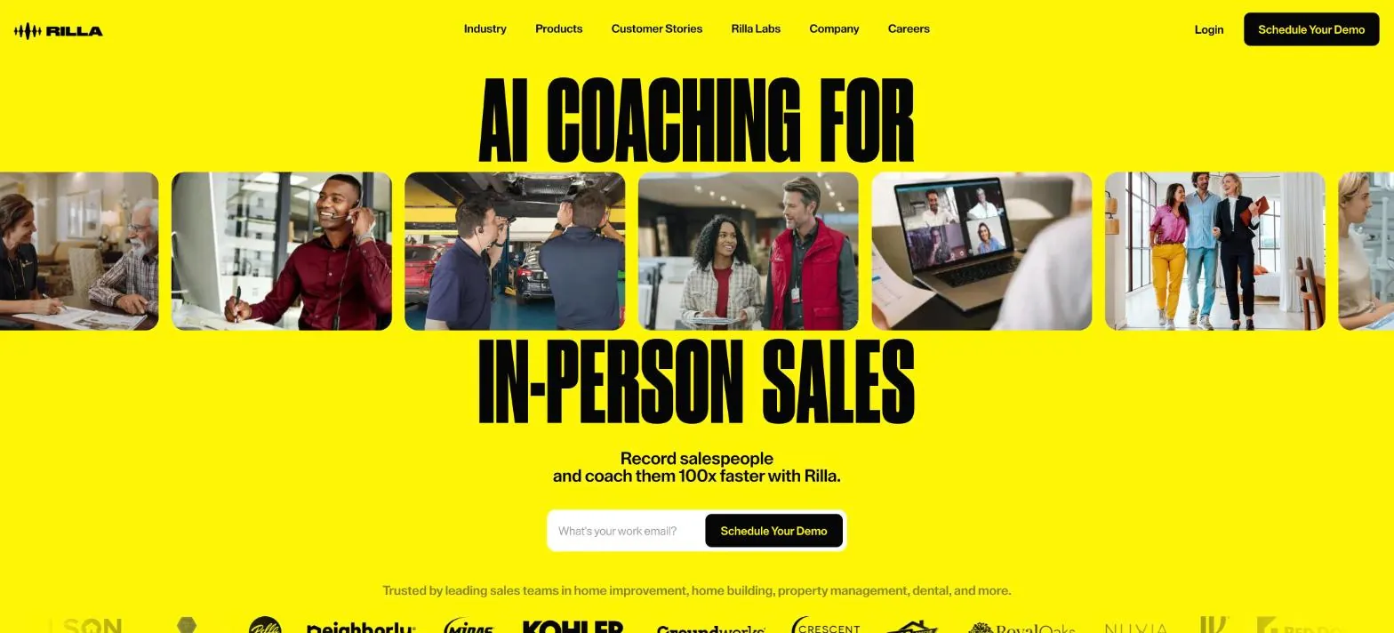 Rilla website screenshot